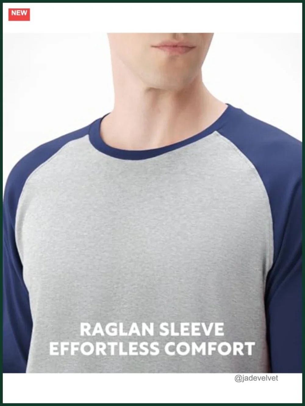 Men's Long Sleeve Pajama Set with Pockets, Soft Cotton Sleepwear